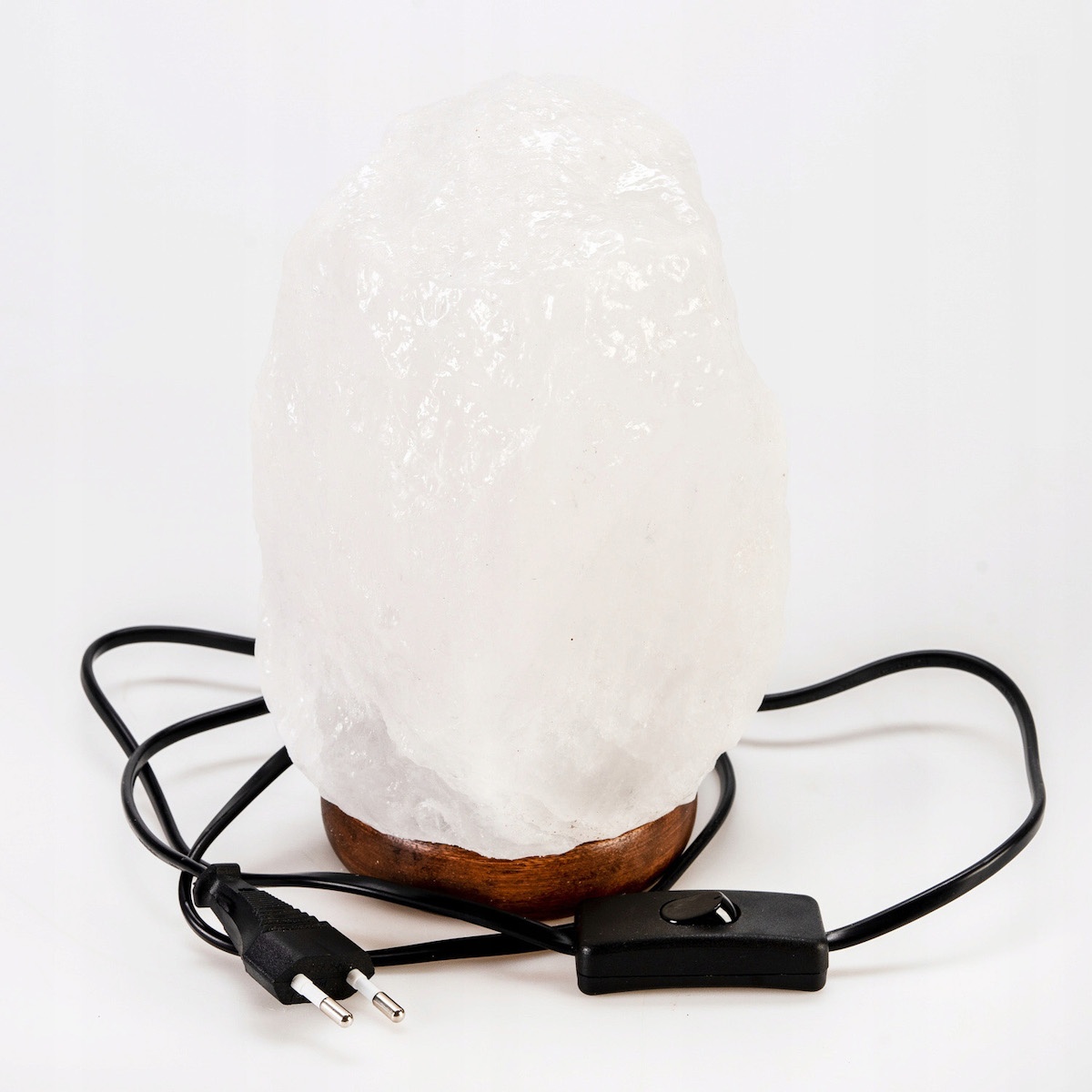Soľná lampa biela prírodný ionizátor vzduchu megamix.sk