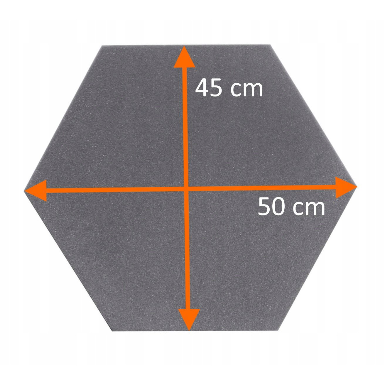 Akustický panel Hexagon zelená 50x50cmx3cm samozhášavá nehorľavá pena megamix