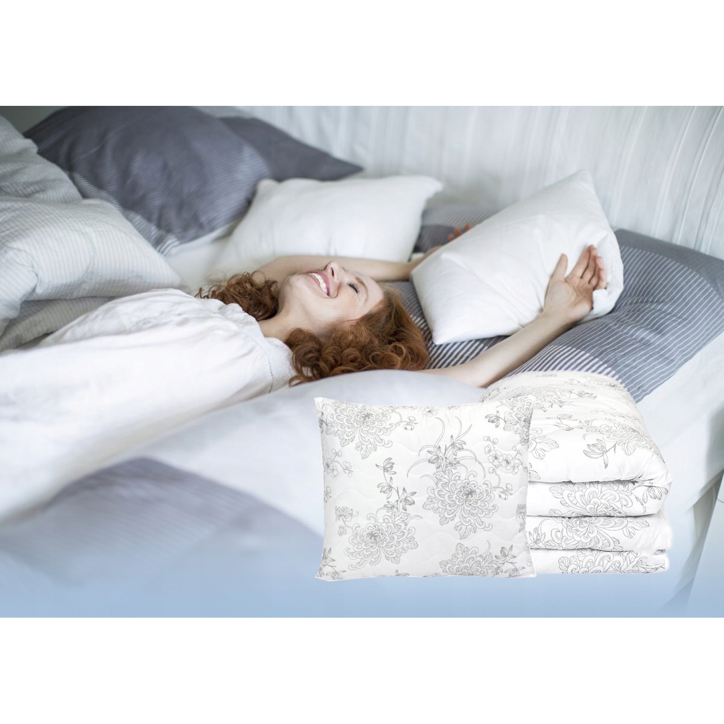 antialergická prešívaná prikrývka 220x200cm polyester megamix.sk