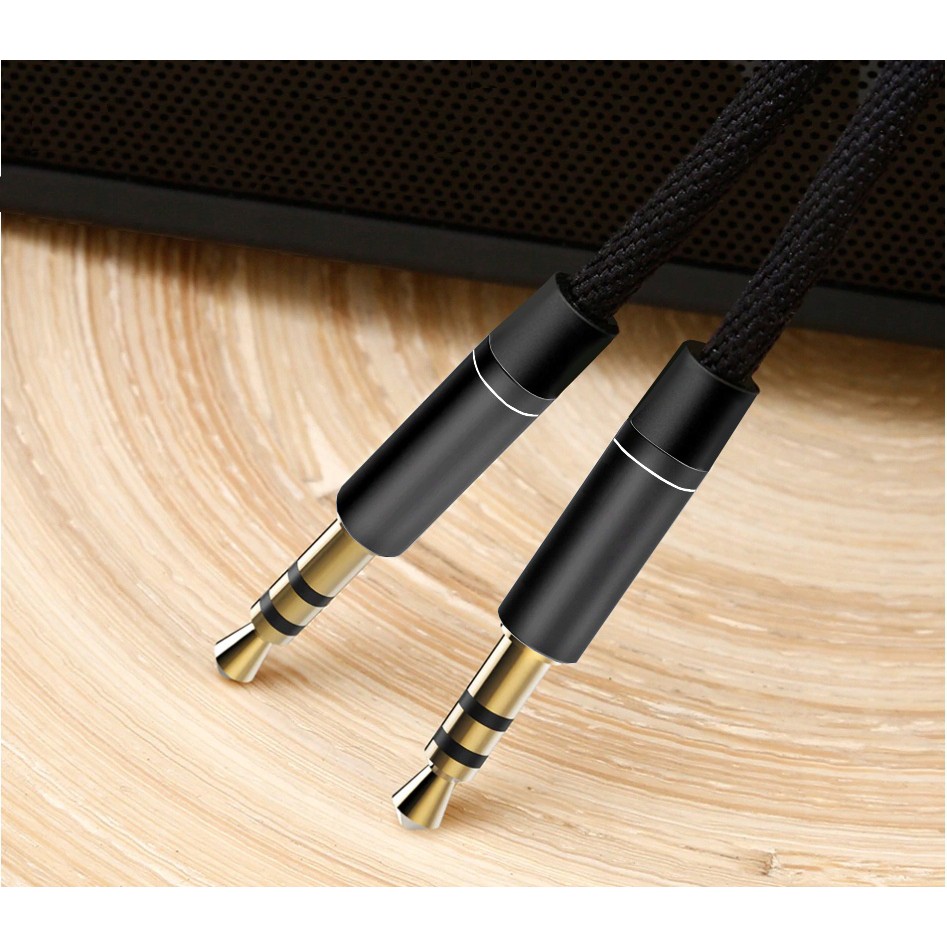 Audio kábel 3,5mm nylon AUX mini jack 95cm megamix.sk