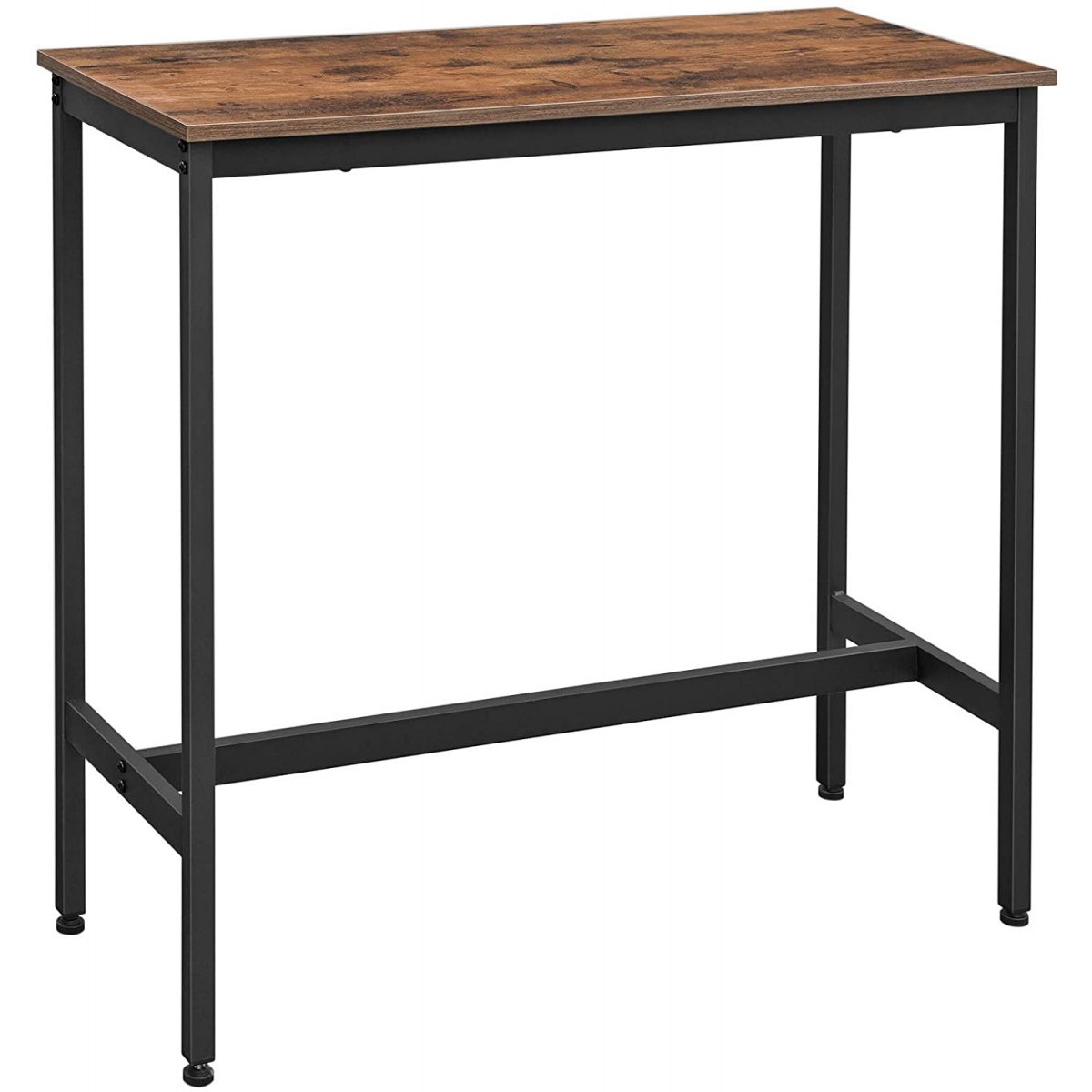 barový stôl 100x40x90cm hnedý drevo kov megamix.sk