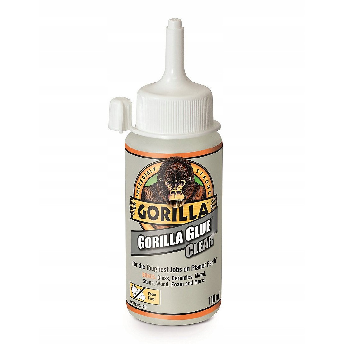 Bezfarebné lepidlo 110ml na drevo kov sklo super silné Gorilla Clear megamix.sk