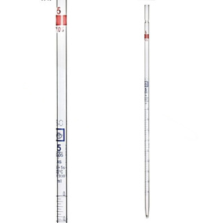 Pipeta viacrozmerová, 100 ml (0,2 ml), trieda AS, modrá stupnica, s certifikátom