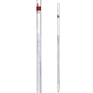 Pipeta viacrozmerová, 25 ml, trieda AS, s pásom Schellbacha