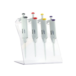 Stojan na automatické pipety, 4 miesta – PMMA (plexisklo), laboratórny
