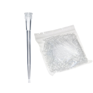Špičky k pipetám typu LabEasy, 10 µl, priehľadné – 1000 ks, nesterilné