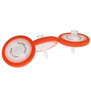 Striekačkový filter PTFE hydrofilný 33 mm, 0,45 µm