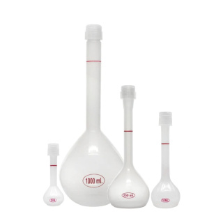 Odmerná banka z PP so skrutkovacím uzáverom – 100 ml