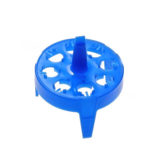 Plávajúci stojan na skúmavky Eppendorf, 8 miest, 1,5/2,0 ml, rozmer 65×75 mm – PP, autoklávovateľný