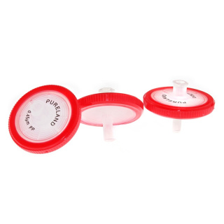 Striekačkový filter PP 25 mm, 0,22 µm – polypropylénová membrána, chemicky odolný