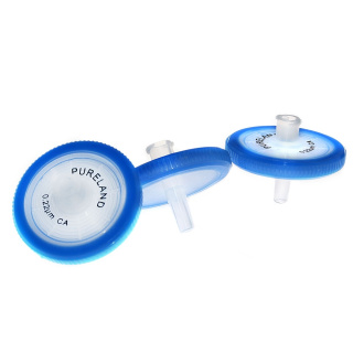 Striekačkový filter CA 33 mm, 0,22 µm – membrána celulóza-acetát, laboratórne použitie