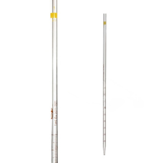 Pipeta viacrozmerová, 50 ml, trieda B, hnedá stupnica