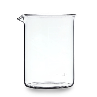 Nízka kadička s výlevkou, 800 ml, borosilikátové sklo (BORO 3.3), ISO 3819, DIN 12331