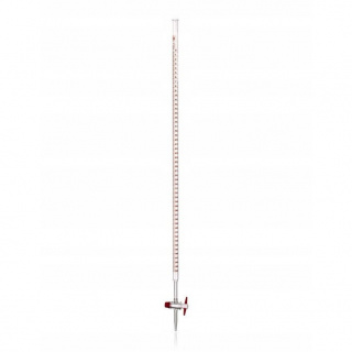 Byreta s teflónovým kohútikom modrá stupnica 10ml