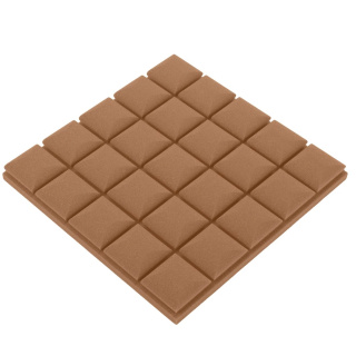 Akustický panel hnedý KOCKA 50x50 cm hrúbka 5cm
