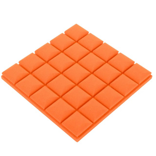 Akustický panel oranžový KOCKA 50x50 cm hrúbka 5cm