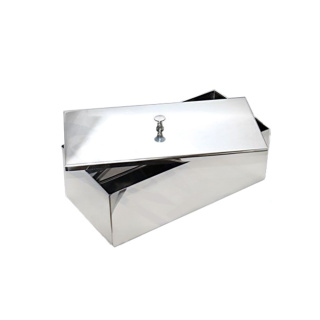 Kyveta z nerezovej ocele 18-8 s pokrievkou, 280×180×60 mm – laboratórna