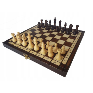 Drevená šachová súprava 28 x 28 cm