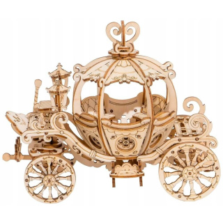 Drevený 3D model kráľovský koč