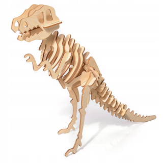 Drevený 3D model puzzle dinosaurus T-Rex