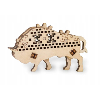 Drevený 3D model puzzle zubor