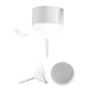 Buchnerov lievik z PP, priemer 80 mm – objem 165 ml, laboratórny, na filtráciu