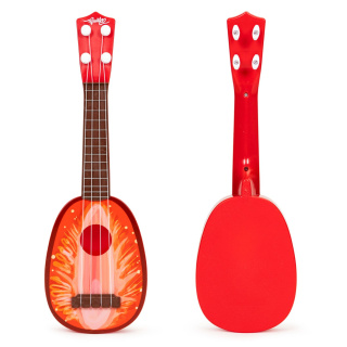 Ukulele gitara pre deti štyri struny jahoda