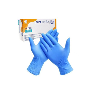 Nitrilové rukavice bez pudru, veľkosť S – balenie 100 ks
