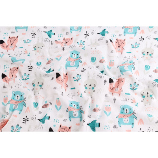 Farebné plienky flanel 70x80cm 100% bavlna