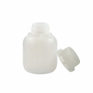 Fľaša 100ml HDPE a uzáver s bezfarebným uzáverom