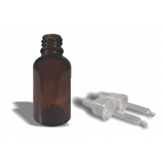 Fľaša 30ml lekárenská s pipetou a skrutkovacím uzáverom