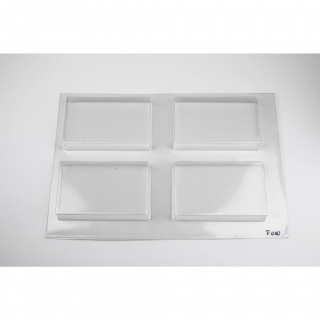 Forma na mydlo obdĺžnik na 4ks