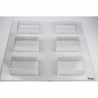 Forma na mydlo obdĺžnik na 6ks