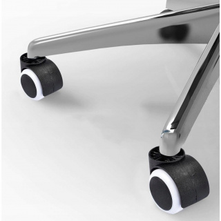 Gumové kolieska na stoličku 11mm 5ks gumené silné