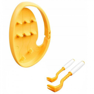 Háčik na kliešte odstránenie kliešťa oranžový