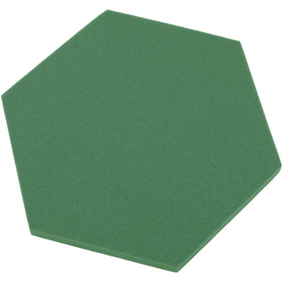 Akustický panel šesťuholník zelený kiwi 50x50 cm hrúbka 3cm hexagon