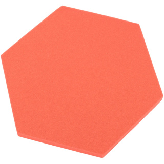 Akustický panel šesťuholník vodný melón 50x50 cm hrúbka 3cm hexagon