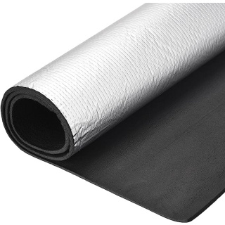 Izolačná pena vodotesná guma s hliníkom 6mm 25x100cm ISOLMAT M06BH