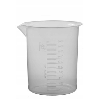 Kadička s embosovanou stupnicou 2000ml PP 18cm