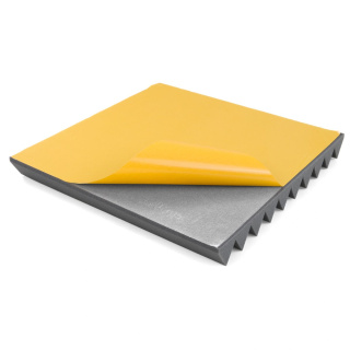 Akustický panel samolepiaci sivý KLIN 50x50 cm hrúbka 5cm