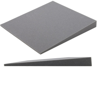Akustický panel sivý KLIN skosený 50x50 cm hrúbka 5cm