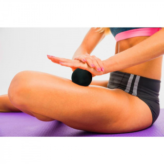 Masážna gulička čierna Lacrosse Ball