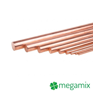 Medená tyč okrúhla