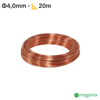 Medený drôt Φ4,0mm 20m