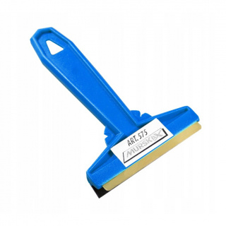 Mosadzná škrabka na ľad na sklo auta