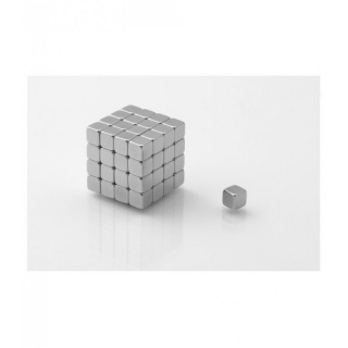 Neodymový magnet 10ks plochý MPL 5x5x5 N38 svetlý