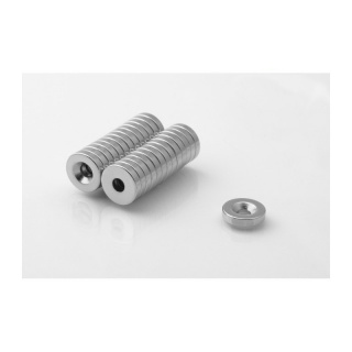 Neodymový magnet pod skrutkou MP 14x(8x4)x3 N38