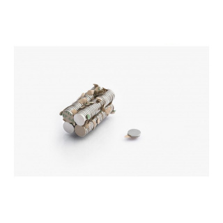 Neodymový magnet 10ks s 3M lepidlom MW 8x1 N38