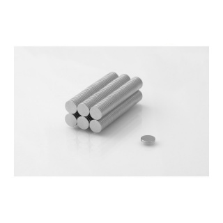 Neodymový magnet 20ks valcový MW 7x1,2 N38