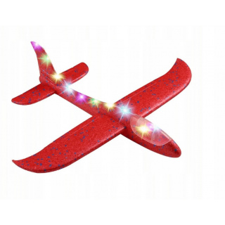 Polystyrénové lietadlo s LED svetlom 47 cm